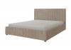 Кровать Нельсон (Полоса) серо-бежевый с ПМ
