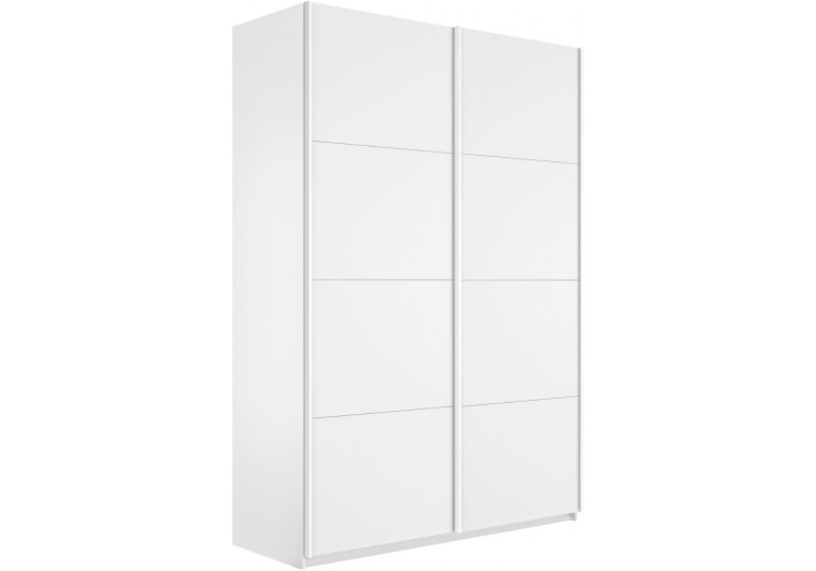 Шкаф-купе Прайм 2-х дверный (ЛДСП) Белый снег