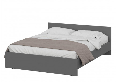Кровать двуспальная «Денвер» Графит 160 см